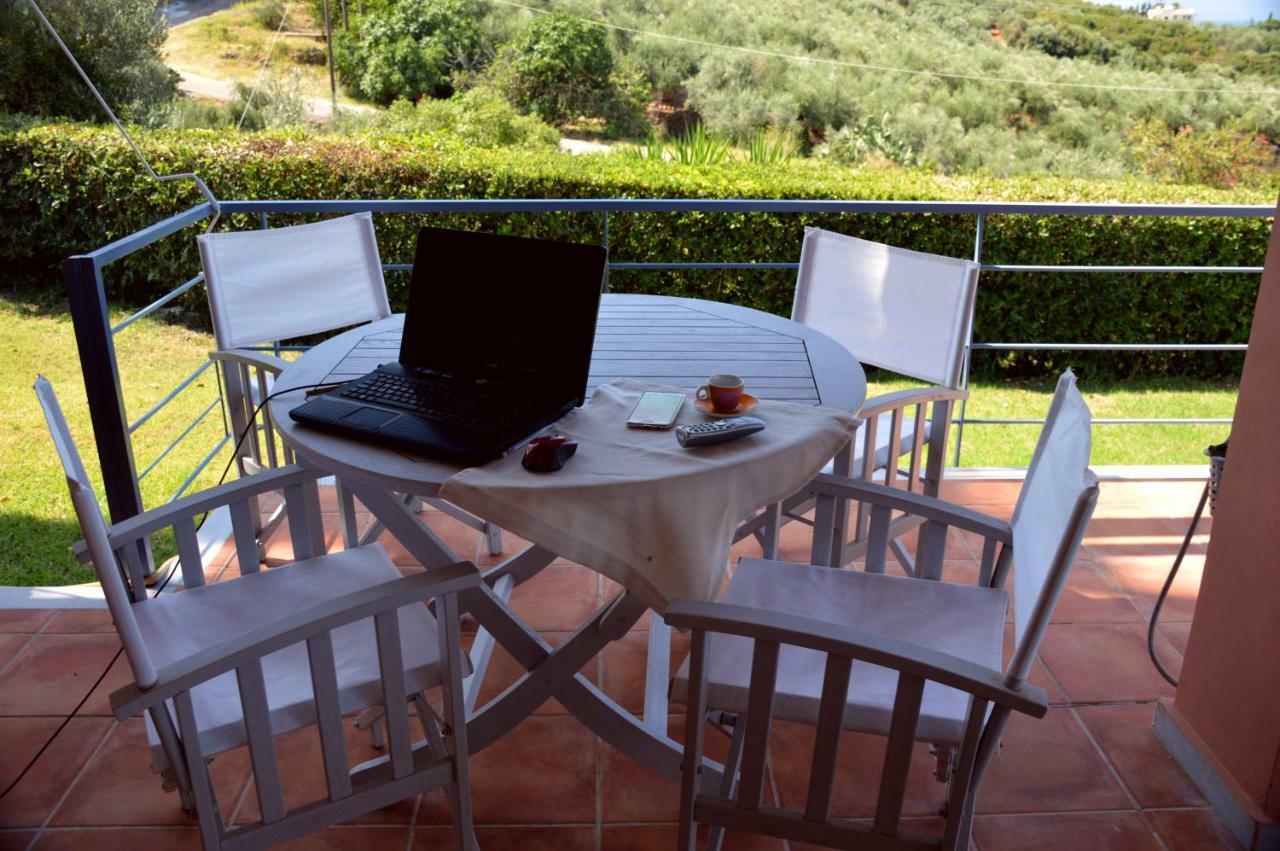 Cozy Small Smart Villa With Private Pool Mikri Mantineia Kalamata Eksteriør billede
